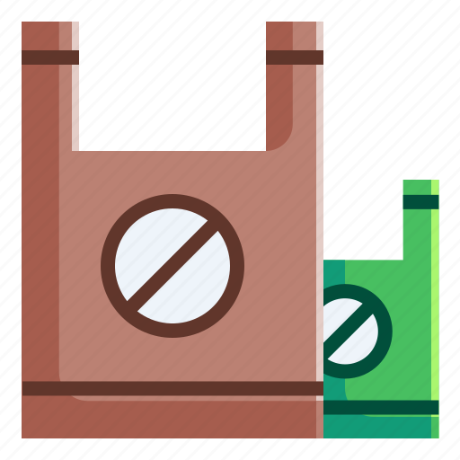 No plastic bags, ecology and environment, pollution, ban, ecology, eco, plastic icon - Download on Iconfinder