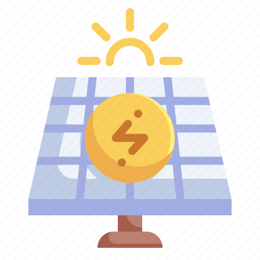Solar panel, solar energy, renewable energy, ecology and environment, ecological, power, technology icon - Download on Iconfinder