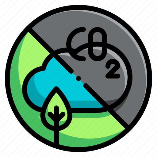 Zero emission, emission, dirt, gas, co2, ecology and environment, pollution icon - Download on Iconfinder