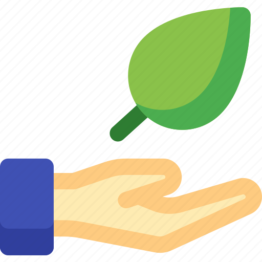 Leave, finger, hand, leaf, nature, plant, touch icon - Download on Iconfinder
