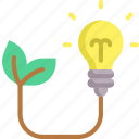 eco light, green energy, plant, light bulb, ecology and environment, bio energy