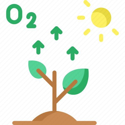 Photosynthesis, oxygen, tree, plant, sprout, weather icon - Download on Iconfinder