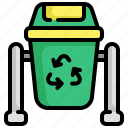recycle bin, recycle, trash can, garbage, trash bin, recycling bin