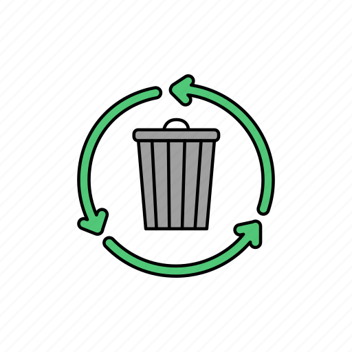 Rubbish, bucket, can, garbage, zero, waste, trash icon - Download on Iconfinder
