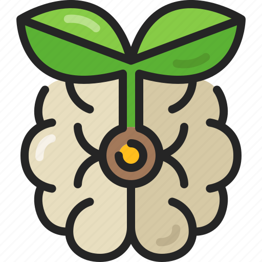 Eco, friendly, green, leaf, brain, think, mind icon - Download on Iconfinder