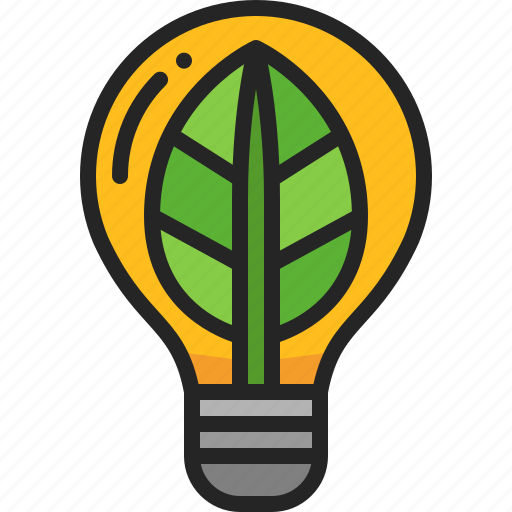 Energy, saving, light, eco, bulb, green, idea icon - Download on Iconfinder