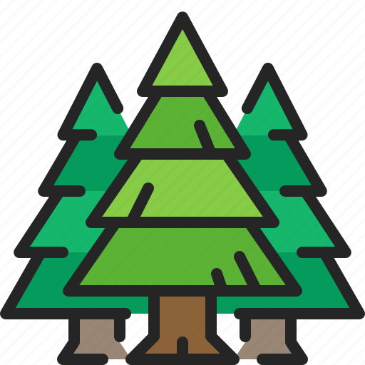 Forest, wood, pine, tree, jungle, nature icon - Download on Iconfinder