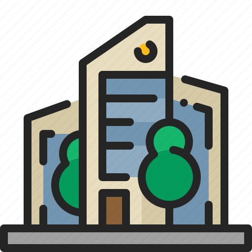 Green, city, building, architecture, eco, infrastructure icon - Download on Iconfinder