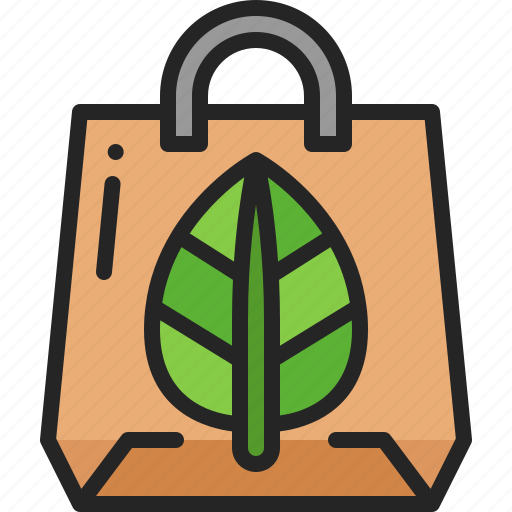 Organic, bag, shopping, commerce, eco, consumption icon - Download on Iconfinder