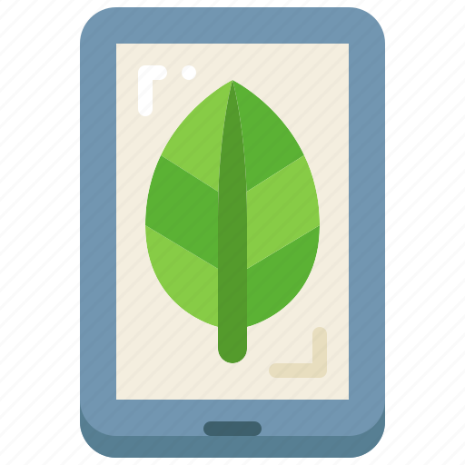 Smartphone, cellphone, mobile, phone, device, eco, leaf icon - Download on Iconfinder