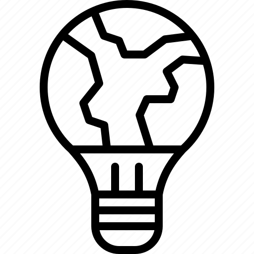Idea, think, innovation, creative, power, eco, bulb icon - Download on Iconfinder