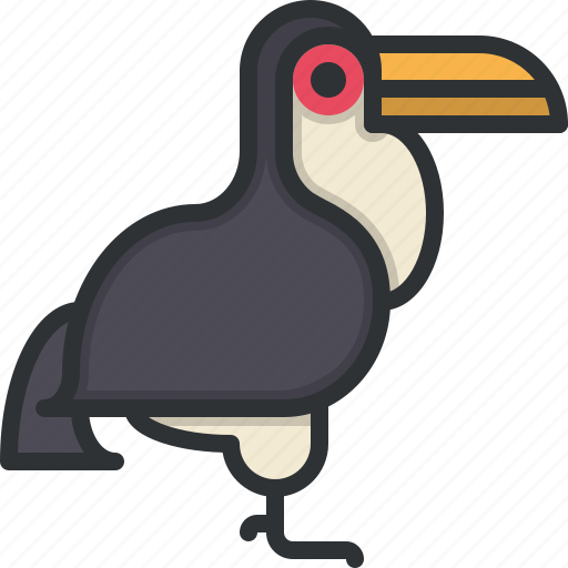 Hornbill, zoology, animal, kingdom, bird, ornithology icon - Download on Iconfinder
