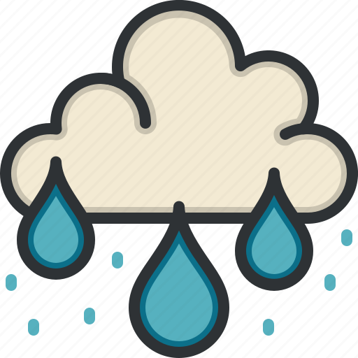 Rain, weather, cloud, nature, meteorology, forecast icon - Download on Iconfinder