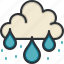 rain, weather, cloud, nature, meteorology, forecast 