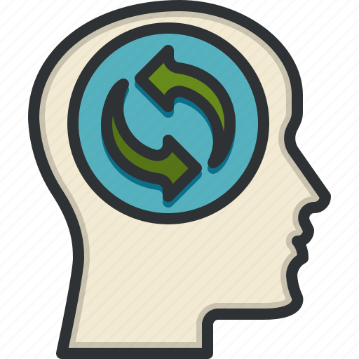 Think, green, head, eco, friendly, ecology icon - Download on Iconfinder