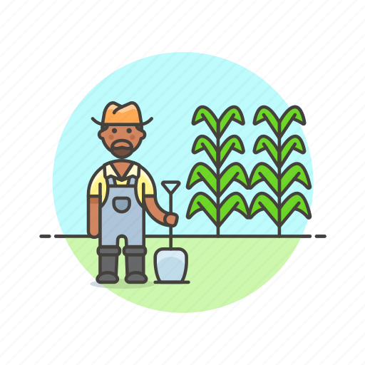 Ecology, farmer, dig, man, plant, seed, shovel icon - Download on Iconfinder