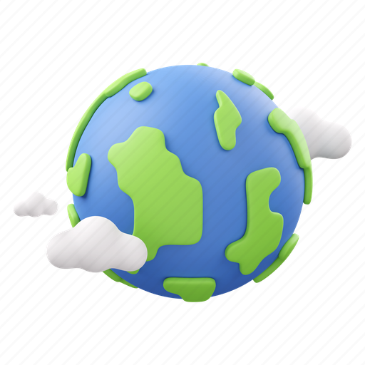 Earth, world, globe, global, planet, ecology, environment 3D illustration - Download on Iconfinder