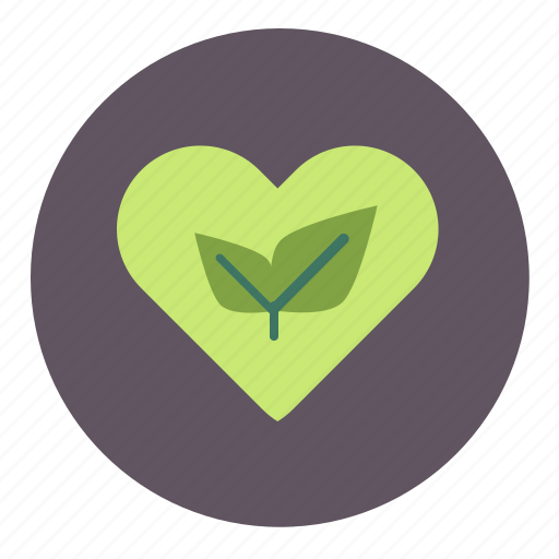 Ecology, green, heart, leaf, love, nature, plant icon - Download on Iconfinder