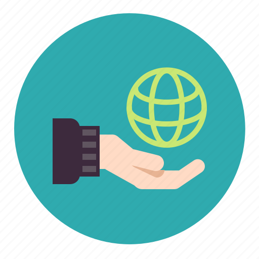 Care, ecology, environment, globe, hand, nature, world icon - Download on Iconfinder