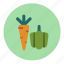 carrot, ecology, environment, green, nature, pepper, vegetables 