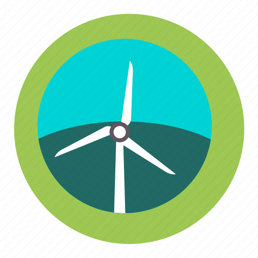 Eco, ecology, environment, green, landscape, nature, windmill icon - Download on Iconfinder