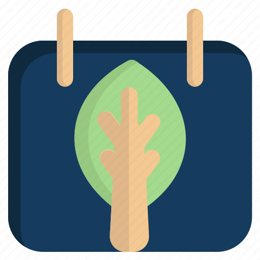 Planting, plant, nature, tree, calendar, date icon - Download on Iconfinder