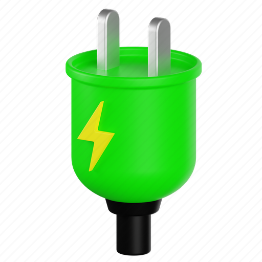 Power, plug, electricity, ecology, energy 3D illustration - Download on Iconfinder