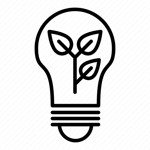 Eco, bulb, eco bulb, eco light, light, power, idea icon - Download on Iconfinder