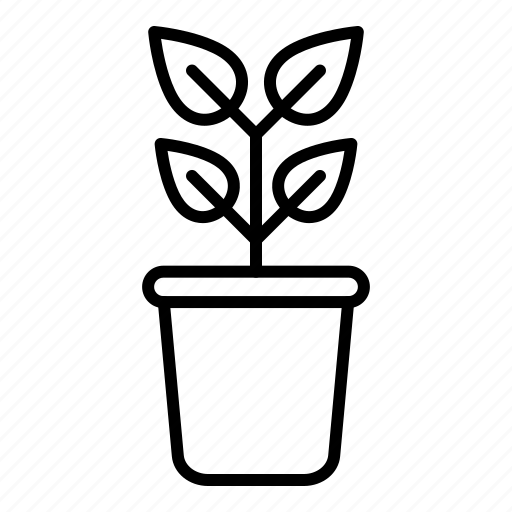 Plant, agriculture, plant pot, grow, planting, ecology, nature icon - Download on Iconfinder