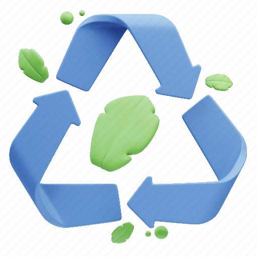 Recycle, refresh, recycling, remove, environment, bin, ecology 3D illustration - Download on Iconfinder
