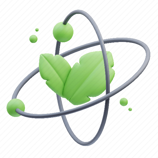 Renewable, plant, green, growth, flower, leaf, ecology 3D illustration - Download on Iconfinder