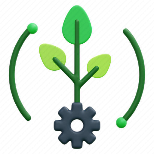 Ecosystem, resource, environmental, ecology, plant, system, 3d icon - Download on Iconfinder