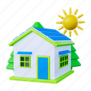 solar house, solar, house, solar-energy, home, green, environment, nature, ecology