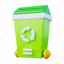recycle bin, trash, dustbin, garbage, bin, recycle, delete, eco, ecology