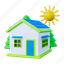 solar house, solar, house, solar-energy, home, green, environment, nature, ecology 