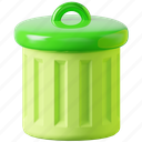 trash, bin, trash bin, dustbin, recycle-bin, garbage, recycle, garbage-can, delete 