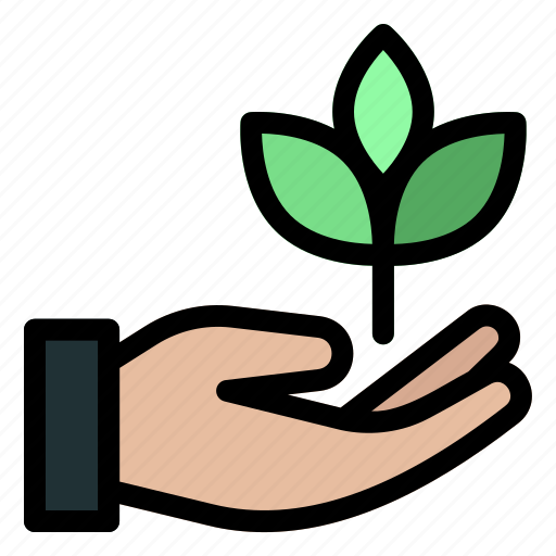 1, growing, ecology, hand, growth, leaf icon - Download on Iconfinder