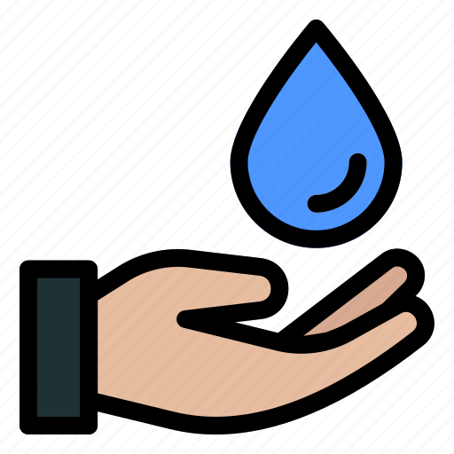 Water, hand, recycling, rain, environment icon - Download on Iconfinder
