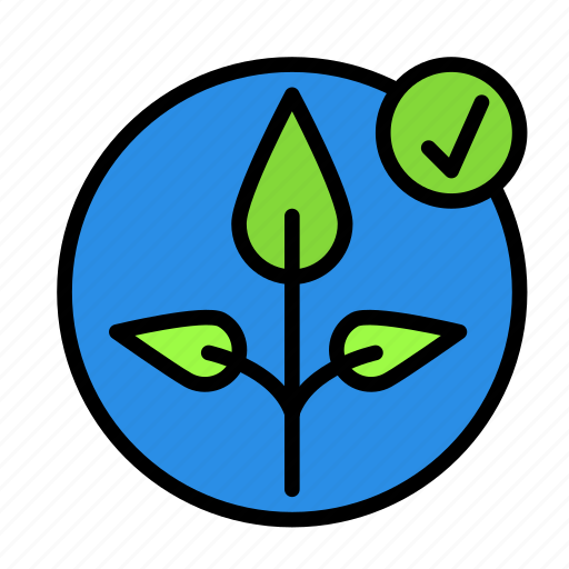 Bio, eco, ecofriend, ecology, nature, ok, plant icon - Download on Iconfinder