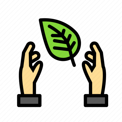 Bio, eco, ecofriend, ecology, hands, leaf, nature icon - Download on Iconfinder