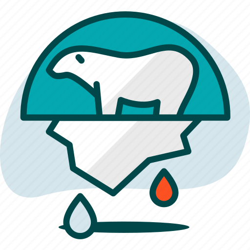 Bear, polar, animal, ecology, environment, ice, nature icon - Download on Iconfinder