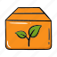 eco packaging, eco box, reusable box, organic box 