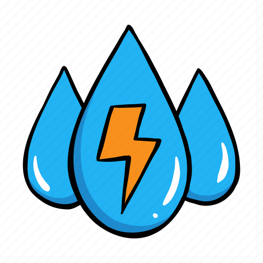 Hydropower, water droplet, renewable energy, water energy icon - Download on Iconfinder