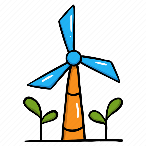 Wind turbine, wind energy, windmill, wind generator, renewable energy icon - Download on Iconfinder