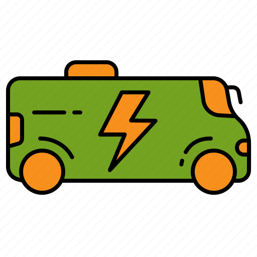 Electric bus, electric vehicle, transportation, public transport icon - Download on Iconfinder