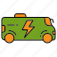 electric bus, electric vehicle, transportation, public transport 