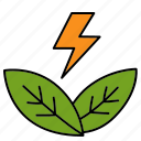 green power, green energy, renewable energy, leaf
