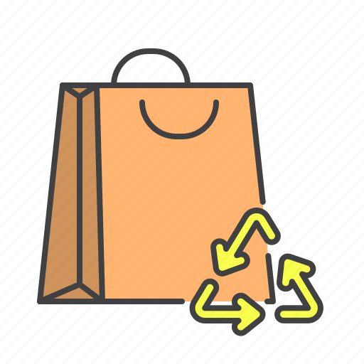 Ecology, environment, bag, recycle, recycling, reuse, tote icon - Download on Iconfinder