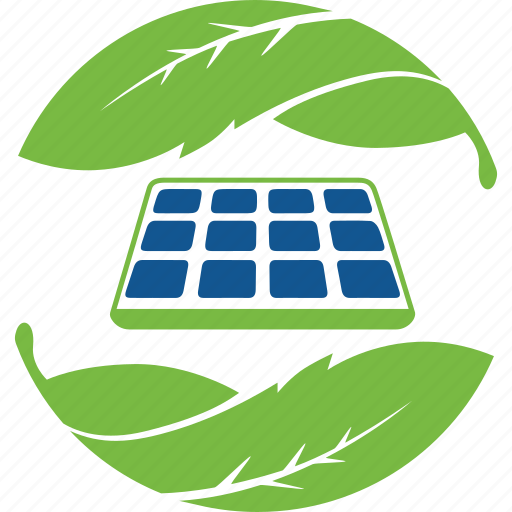 Eco, ecology, hand, leaf, panel, save, solar icon - Download on Iconfinder