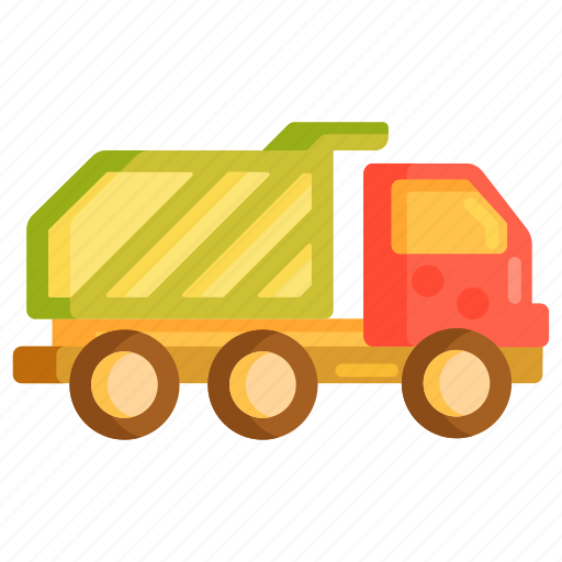Dump, dump truck, garbage, garbage truck, truck icon - Download on Iconfinder